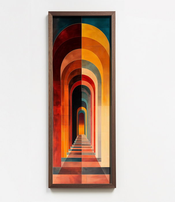 Wallity Pintura Decorativa LONG006-S/120-40 Multicolor 40 x 120 cm